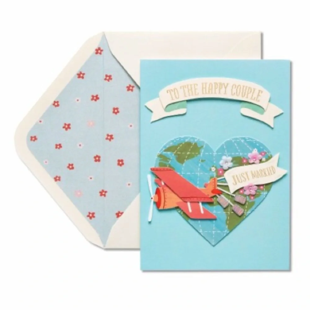 🆕Papyrus 3D “Just Married” Greeting Card